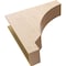 Ekena Millwork 9"W x 36"D x 36"H Thin Moab Rough Cedar Woodgrain TimberThane Corbel, Primed Tan CORUR09X36X36MOARCPR - alternate 2